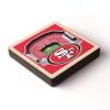 YouTheFan NFL San Francisco 49ers 3D StadiumView Magnets - Levi's Stadium view 2