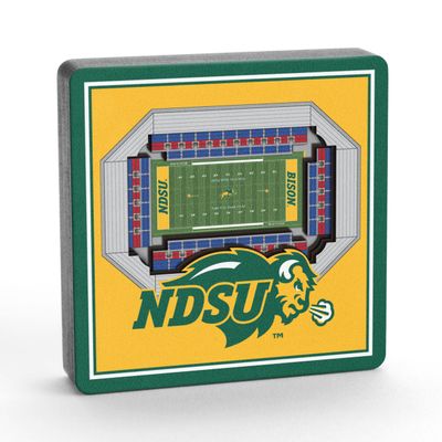 YouTheFan NCAA North Dakota State Bison 3D StadiumView Magnets - Fargodome