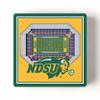 YouTheFan NCAA North Dakota State Bison 3D StadiumView Magnets - Fargodome view 3