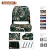 Seamander Low Back Boat Seats, Folding Boat Seats With Stainless Steel Screws,Aluminum Hinges&Padded,Fishing Boat Seat, Multiple Color Options (2-Pack) view 2