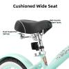 JOYSTAR 14 Inch Kids Bike with Training Wheels for Ages 3-5 Years Old Girls Toddler Bike Beach Cruiser Kids Bicycle Green view 4