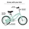 JOYSTAR 12 Inch Kids Bike with Training Wheels for Ages 2-4 Years Old Girls Toddler Bike Beach Cruiser Kids Bicycle Green view 2