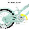 JOYSTAR 12 Inch Kids Bike with Training Wheels for Ages 2-4 Years Old Girls Toddler Bike Beach Cruiser Kids Bicycle Green view 3