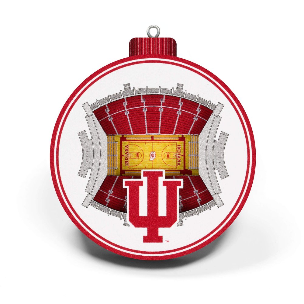 YouTheFan NCAA Indiana Hoosiers 3D StadiumView Ornament - Assembly Hall