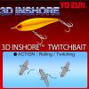Yo-Zuri R1349-C4 3D Inshore Twitchbait (Ss) 130Mm 5-1/4", Multi, One Size view 4