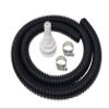 Bilge Pump Hose Kit | 5 FT Premium Quality Kinkfree Flexible PVC Hose | Includes 2 Hose Clamps and Thru-Hull Fitting view 1