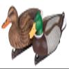Flambeau Outdoors 1812DPK Masters Series 14 Full-Sized Mallard Duck Decoys, Classic Floaters - 12-Pack view 2