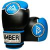 Force Boxing Gloves for Training, Sparring, Kickboxing, Muay Thai  Durable PU, Multi-Layer Foam, Wrist Support, Punching Bag & Mitts Gloves, Blue/Black, 14oz view 4