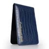 CRAFTSMAN GOLF Crocodile Pattern Golf Scorecard Holder and Yardage Book Cover Case Protector (Blue) view 2