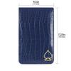 CRAFTSMAN GOLF Crocodile Pattern Golf Scorecard Holder and Yardage Book Cover Case Protector (Blue) view 4