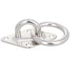 MroMax 304 Stainless Steel M10 100x60mm/3.94"x2.36" Ring Sail Shade Pad Eye Plate Marine Boat Rigging 1pcs view 2