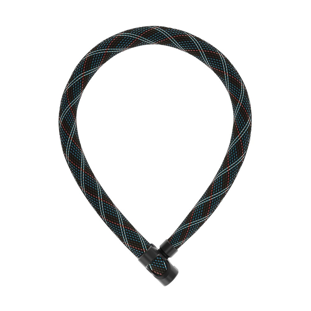 ABUS Chain Lock IVERA Chain 7210 - Bike Lock with Highly Flexible IvyTex Synthetic Fibre Coating - ABUS Security Level 8-85 cm - Grey