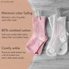 CozyWay Toddler Grip Socks - Non-Slip Toddler Socks With Grippers - Soft Cotton Blend Comfort Fit - Reinforced Toe for Boys & Girls - 3T-5T, Pack of 12, Pink/White/Gray view 2
