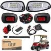 10L0L Headlights and Tail Light Kit for EZGO RXV 2008-2015 Golf Cart, with Turn Signal Switch Horn Button, Blinker & Brake Light Switch Pad view 1