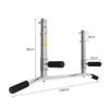 Pull-up Bars AGYH Beam Punching Horizontal Bar, Family Fitness Chin Up Bar, Sandbag Resistance Belt Muscle Training System, Children Swing Frame, Load 300KG (Color : Silver) view 2