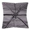 35" Womens Large Satin Square Scarf Silk Feeling Hair Wrapping Gift Headscarf Scarves Dark Gray view 1