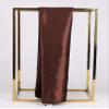 35" Womens Large Satin Square Scarf Silk Feeling Hair Wrapping Gift Headscarf Scarves Coffee view 3
