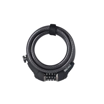 Onguard Unisex_Adult Dobermann Spiral Cable Lock, Grey, 1 Size