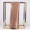 35" Womens Large Satin Square Scarf Silk Feeling Hair Wrapping Gift Headscarf Scarves Brown view 2