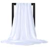 35" Womens Large Satin Square Scarf Silk Feeling Hair Wrapping Gift Headscarf Scarves White view 2
