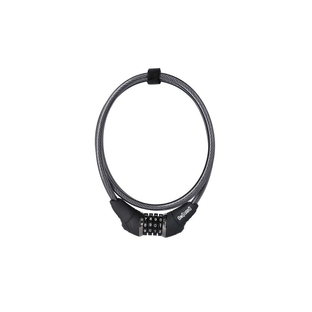 ONGUARD Unisex_Adult Akita Cable Lock, Black, 1 Size