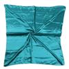 35" Womens Large Satin Square Scarf Silk Feeling Hair Wrapping Gift Headscarf Scarves Cyan Blue view 1