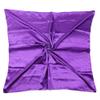 35" Womens Large Satin Square Scarf Silk Feeling Hair Wrapping Gift Headscarf Scarves Purple view 1