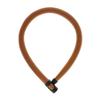 ABUS Chain Lock IVERA Chain 7210 - Bicycle Lock with Highly Flexible IvyTex Synthetic Fibre Coating - ABUS Security Level 8-110 cm - Orange view 1