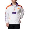 Columbia Men's Riptide Anorak Jacket , CLE - White/Spark Orange/Vivid Purple, Small view 1
