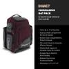 Bownet Commando Baseball Bat Backpack - Sports Equipment Bag for Baseball and Softball, Holds 3 Full-Size Bats, Cleats, Balls, Coaching Gear and Accessories with Comfortable Padded Straps - Maroon view 2