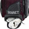 Bownet Commando Baseball Bat Backpack - Sports Equipment Bag for Baseball and Softball, Holds 3 Full-Size Bats, Cleats, Balls, Coaching Gear and Accessories with Comfortable Padded Straps - Maroon view 4