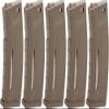 Evike Airsoft - BAMF 30rd Polymer MilSim Mag for M4-Style Series Airsoft AEGs (Color: Tan/Pack of 5) view 1
