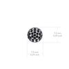Golf Ball Dangle Earrings - Platinum over 925 Solid Sterling Silver, French Earwires, Hypoallergenic Jewelry Gifts for Coaches and Women Golfer Athletes, Player and Team Charms view 4