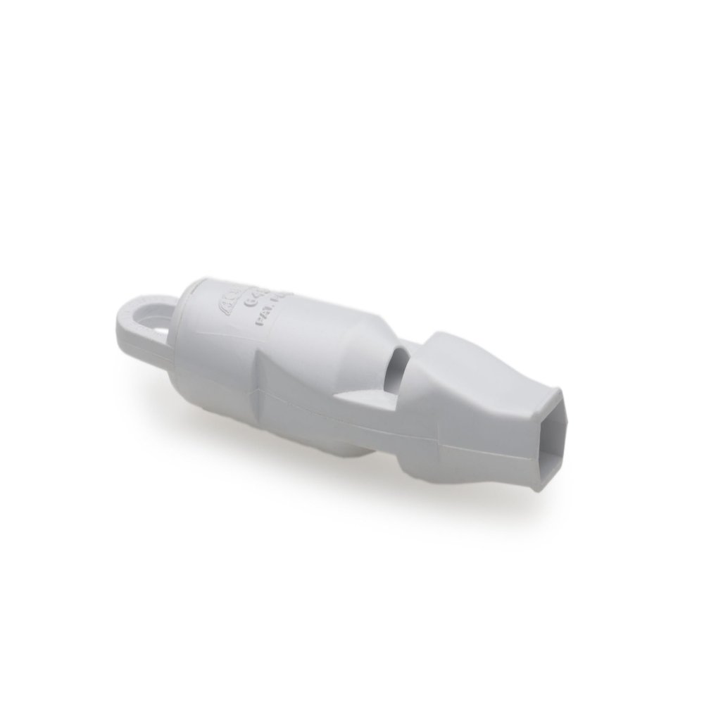 ACME genuine no. 649 moulded survival whistle. Extremely tough. SOLAS (Safety of life at sea) approved. Shatterproof. BPA-free plastic. Made in the UK. (White)