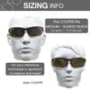 proSPORT Polarized Bifocal Sunglasses +2.50 Amber Lens Black Frame Men and Women Zipper Hard case and Sunglass Retainer Included view 3