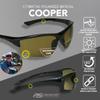 proSPORT Polarized Bifocal Sunglasses +2.50 Amber Lens Black Frame Men and Women Zipper Hard case and Sunglass Retainer Included view 4