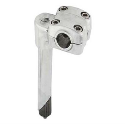 Alta Bicycle Steel 4 Bolt Alloy BMX Quill Stem,Multiple Sizes & Colors. (Chrome, 22.2mm)
