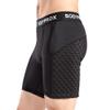 Bodyprox Baseball Sliding Shorts for Men, Compression Padded Slider Shorts (X-Large) Black view 1