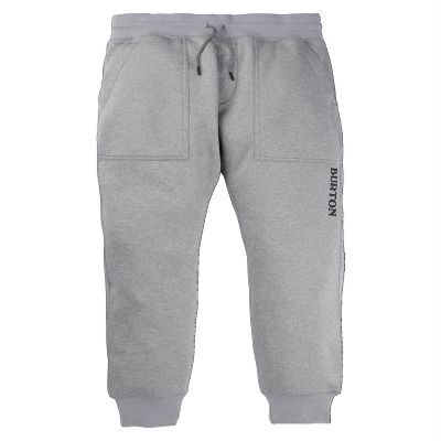 Burton Men's Oak Fleece Pants, Gray Heather, X-Small