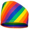 International Tie Unisex Sports Headband (Rainbow) view 1