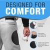 Bodyprox Baseball Sliding Shorts for Men, Compression Padded Slider Shorts (Large) Black view 3