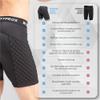 Bodyprox Baseball Sliding Shorts for Men, Compression Padded Slider Shorts (Large) Black view 4
