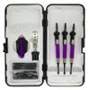Sure Grip Viper Purple Soft Tip Darts with Dart Case & Accessories Choice of Flights 16 or 18 Grams Plus I Love Darts Bracelet (Harrows Retina Slim, 16) view 3