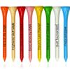 2  Bamboo Golf Tees, Customizable Golf Tees with 24 Characters for Messages Imprinted in Black, Essential Equipment & Ideal Gift for Golfers, Pack of 250, Assorted Mix view 1