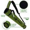 KESHES Archery Back Arrow Quiver Holder - Adjustable Quiver for Arrows with Shoulder Strap and Belt Clip - Ideal for Bow Hunting & Target Practice for Youth & Adults view 2