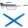 Mryok Replacement Earsocks for Oakley Probation Sunglasses - Sky Blue view 1