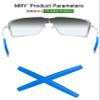 Mryok Replacement Earsocks for Oakley Probation Sunglasses - Sky Blue view 2