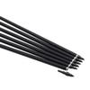 Obert 12pcs 31 Inch Archery Carbon Arrows 600 Spine with 4" Natural Feathers Fletching Hunting Targeting Arrow for Recurve Bow Longbow Compound Bow (White) view 4