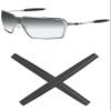 Mryok Replacement Earsocks for Oakley Probation Sunglasses - Gray view 1