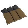 KRYDEX Molle 5.56mm Single/Double/Triple Magazine Pouch Speed Mag Pouches for .223 5.56 Magazine (CB-Triple Pouches) view 2